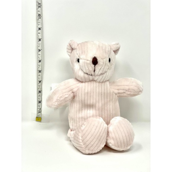 Mon Lapin Pink Teddy Bear‎ Plush Stuffed Animal Baby Lovey 12" Nunu Stuffie Toy - Picture 1 of 2